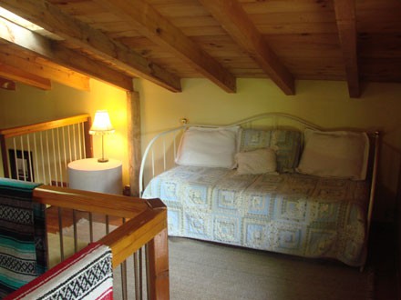 upstairs loft bedroom